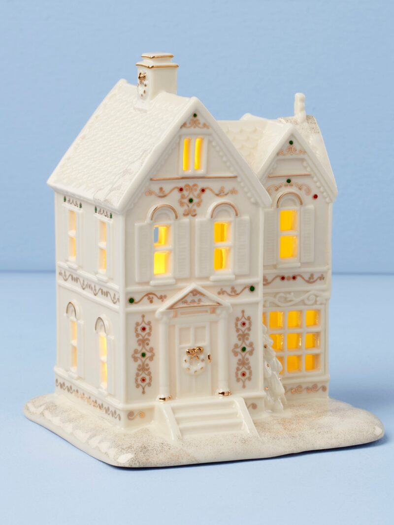 Mistletoe Park Lit Victorian House